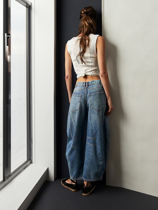 🔥🔥 Lucky You Mid-Rise Barrel Jeans