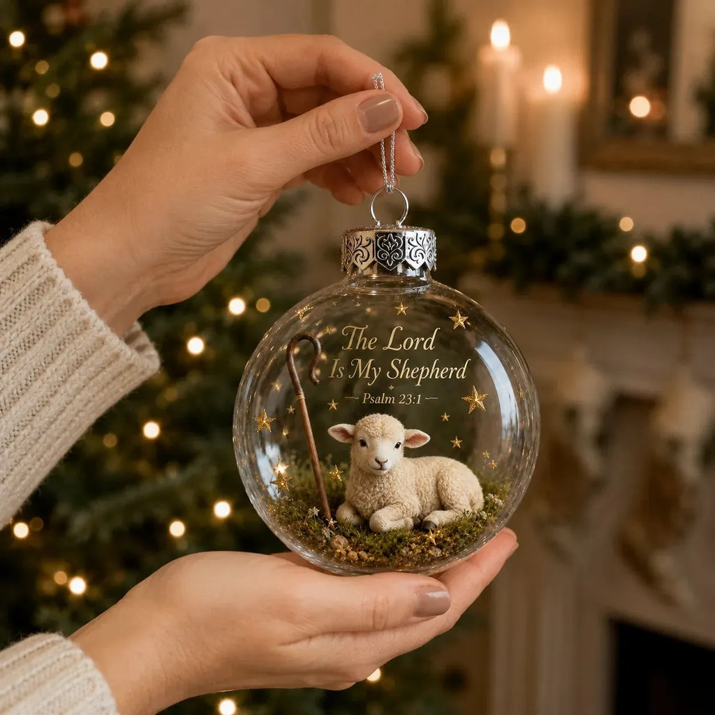 ✨ Psalms Scripture Christmas Ornament