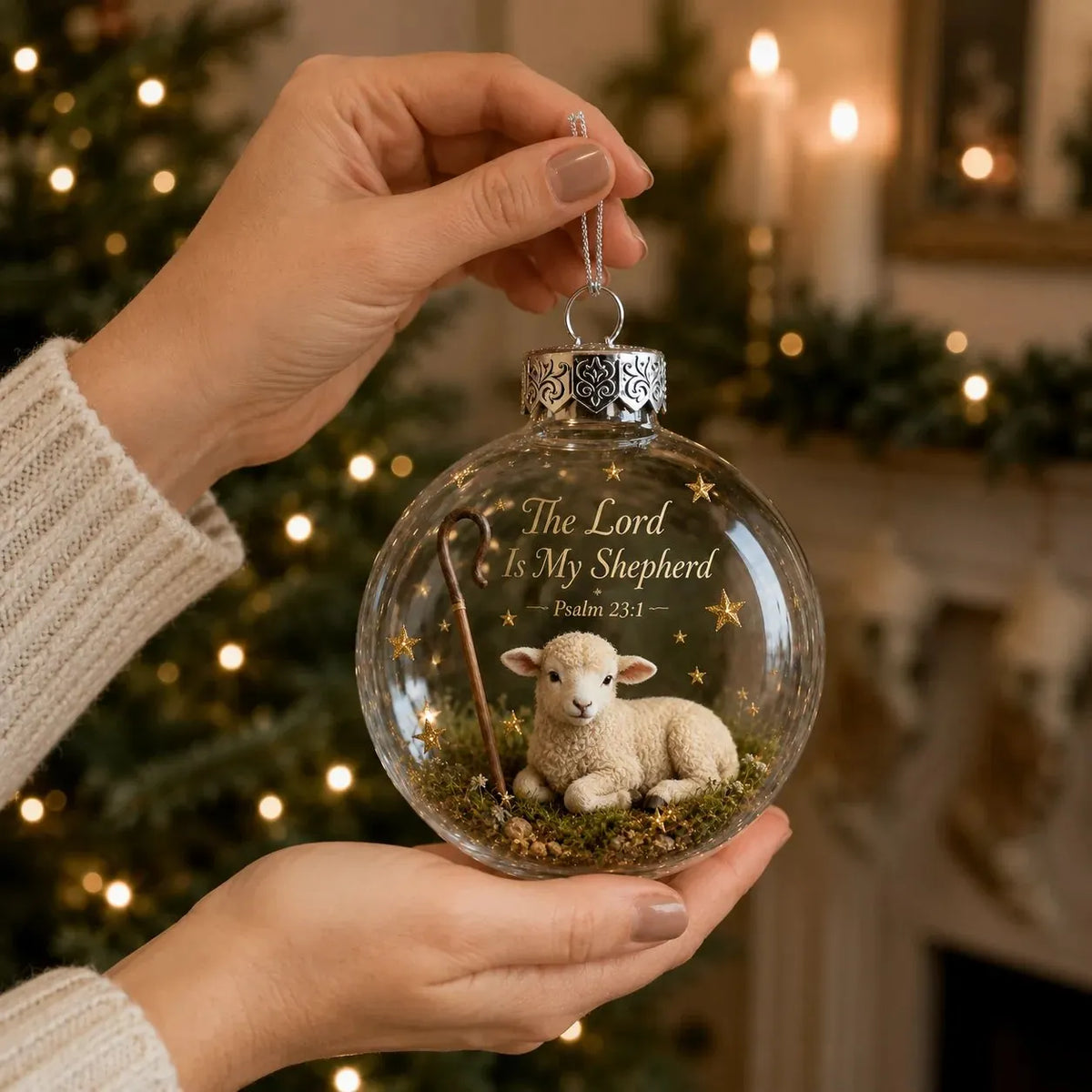 ✨ Psalms Scripture Christmas Ornament