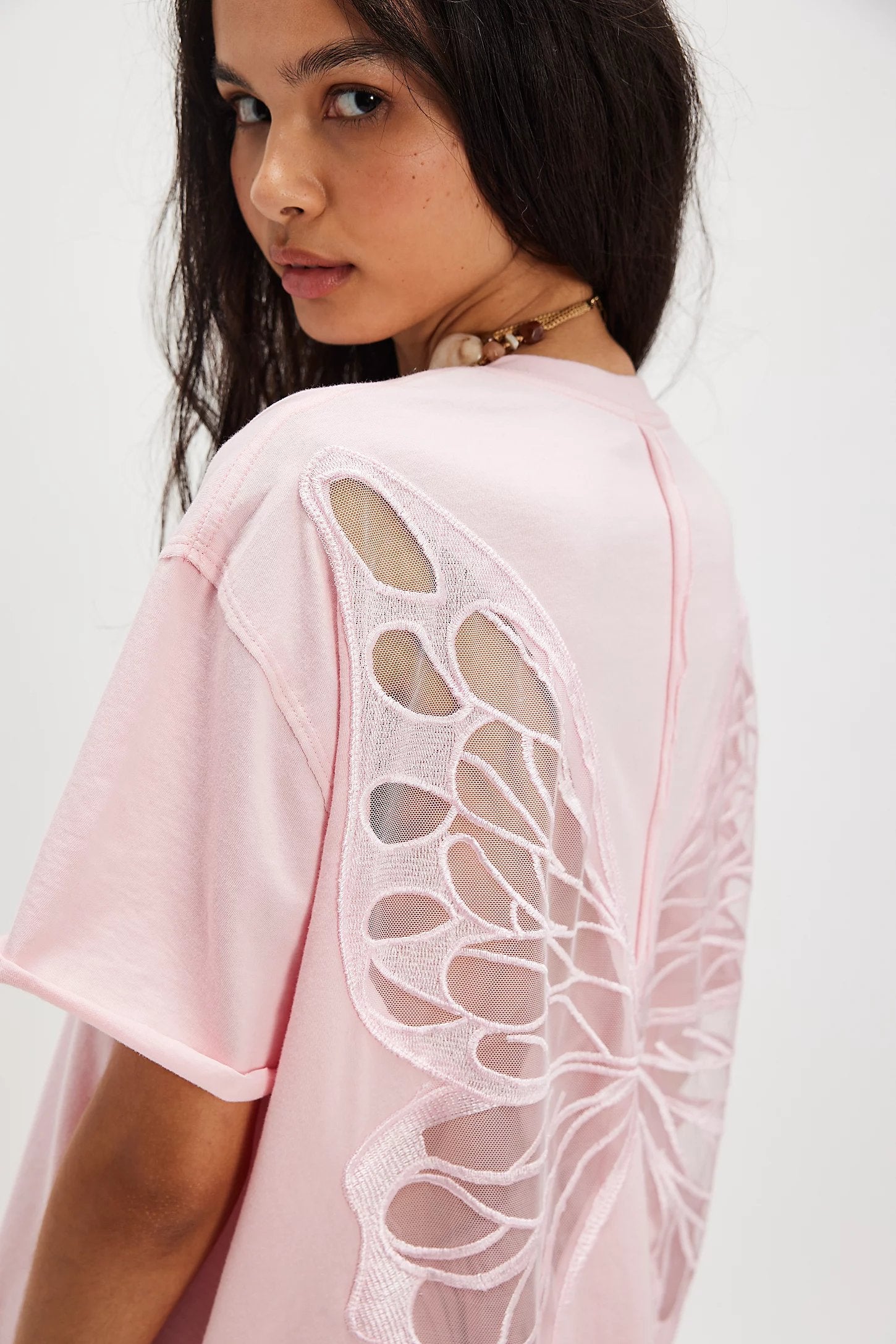 Butterfly Backless Shirt