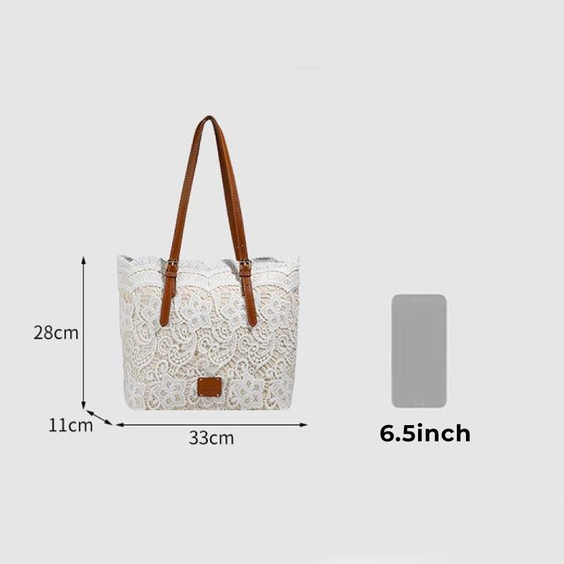 🔥 Vintage Lace Shoulder Bag – Elegant Lace, Spacious Interior & Adjustable Strap – Perfect for Wedding, Daily & Travel ✨