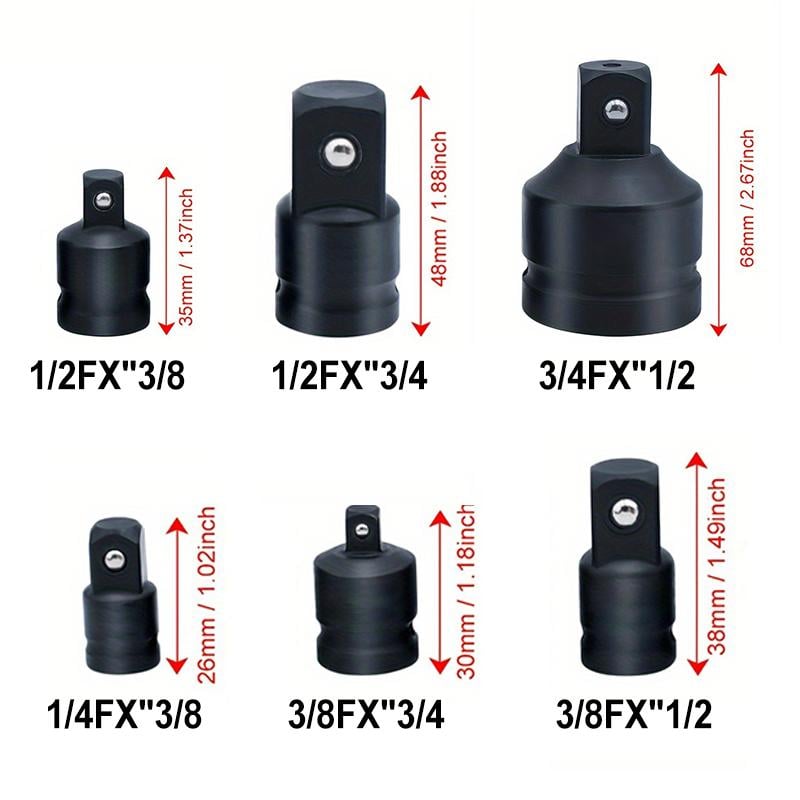 Exclusive Offer💥6 Piece Impact Socket Adapter Set