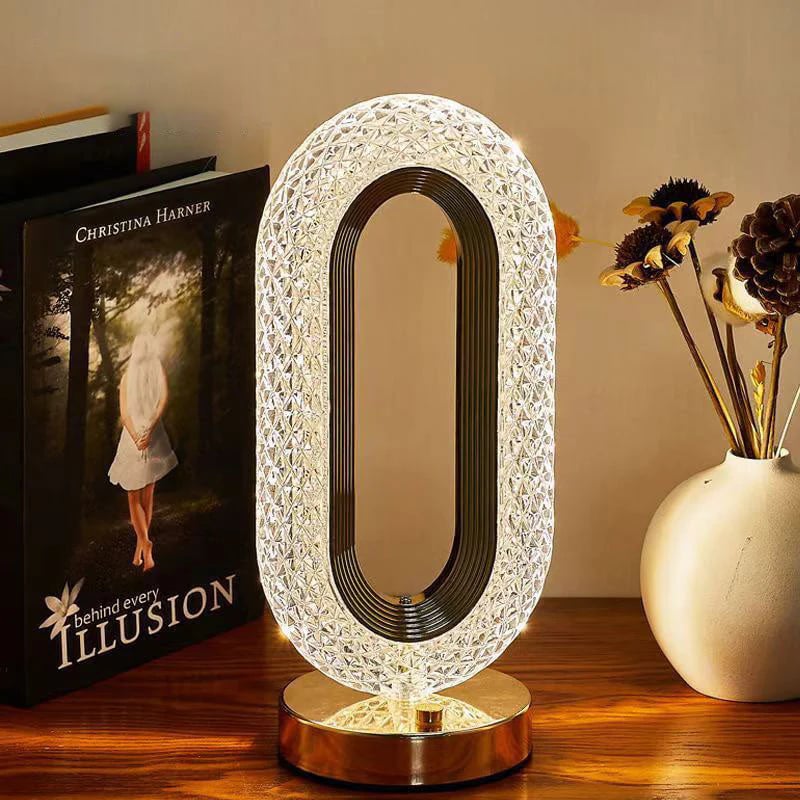 🎄50K+ SOLD! 🎁✨Rechargeable Luxury Crystal LED Night Light Lamp