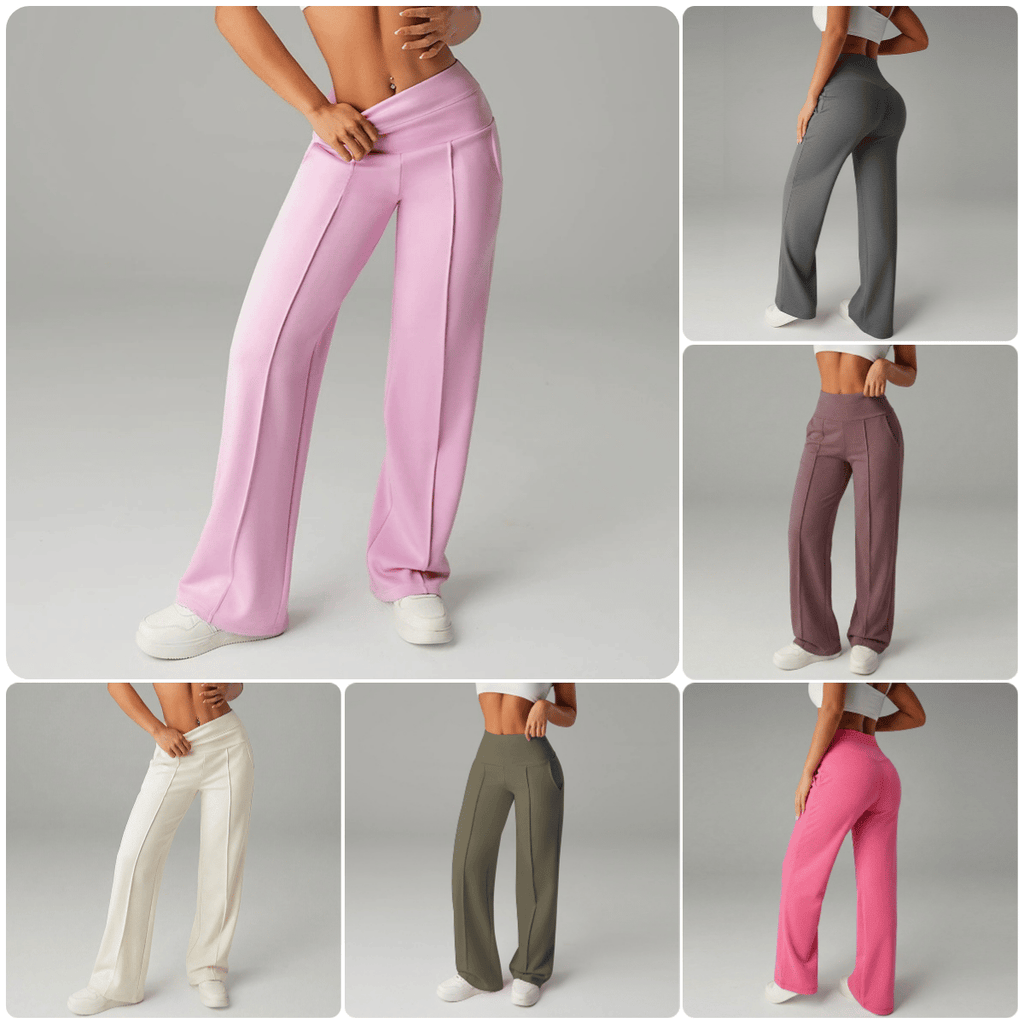 💕Women's Plain Loose Straight Leg Pants