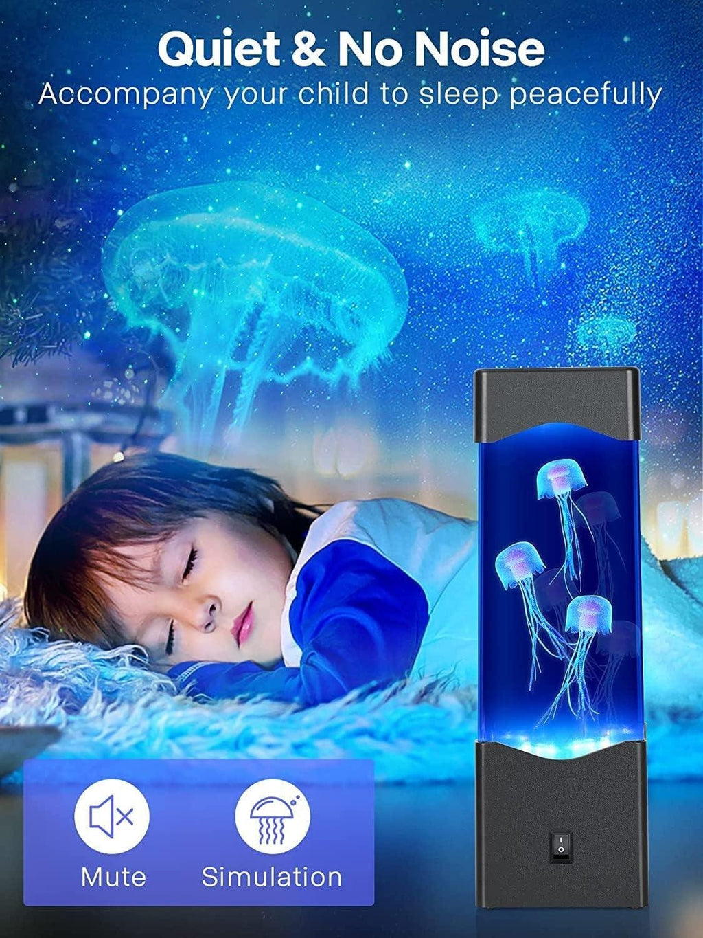 🔥✨-Multicolor Jellyfish Lava Lamp