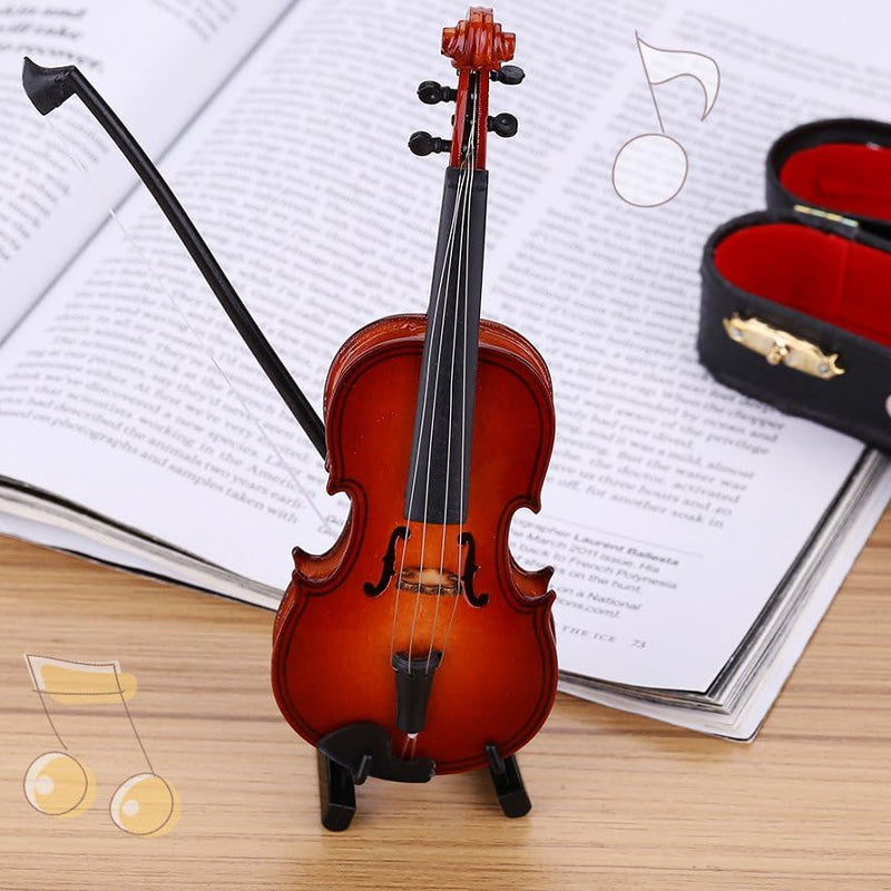 🎄 Mini Violin Model Ornament – Exquisite Detail, Perfect for Graduation Gift & Holiday Decor ✨📦