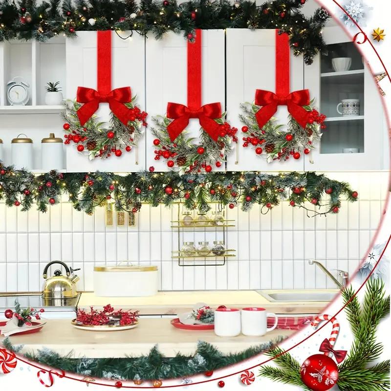 🔥 Almost Gone-💥🎀Mini Christmas wreaths for cabinets — the ultimate festive magic