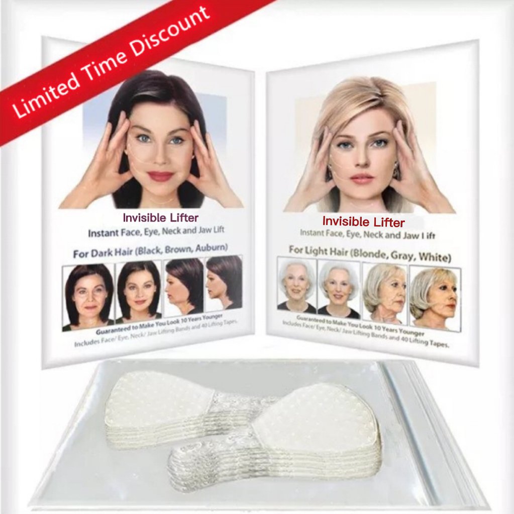 🔥New Ultra Invisible Waterproof Face Lift Stickers Complete Kit