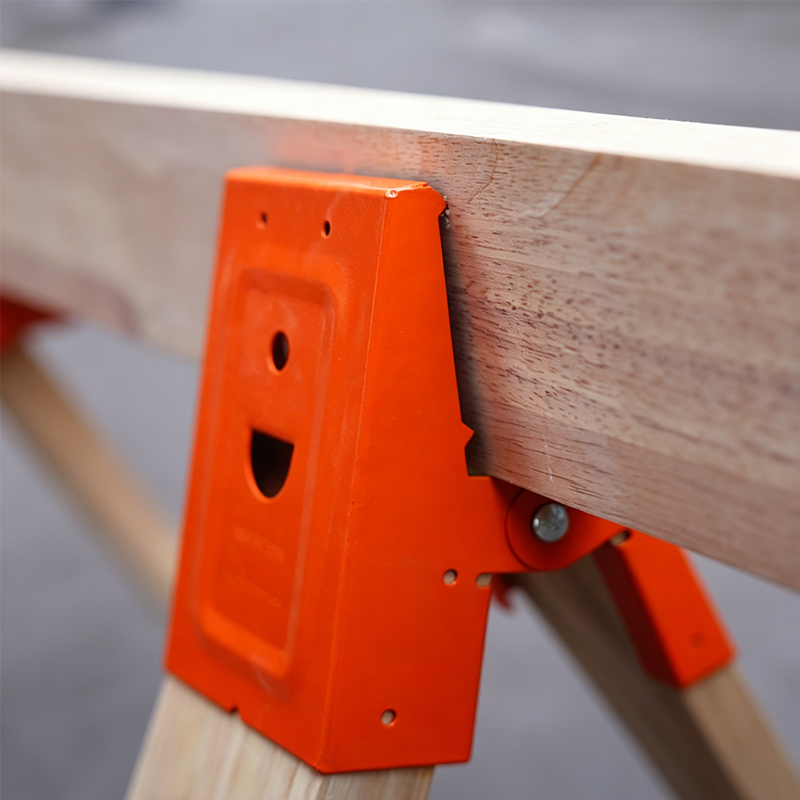 📢📢⏰Heavy-Duty Sawhorse Bracket with Down Clamp