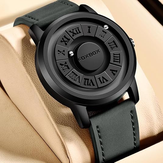 ⏰Last Day Promotion 🏆Cool Watches Roman Numerals Creative Magnetic Levitation Balls Dial Waterproof Quartz Wrist Watches Couple Watch