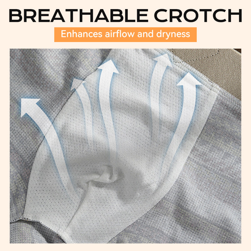 Men's Breathable Geometric Pattern Boxer Briefs(Buy 1 Get 2 Free)