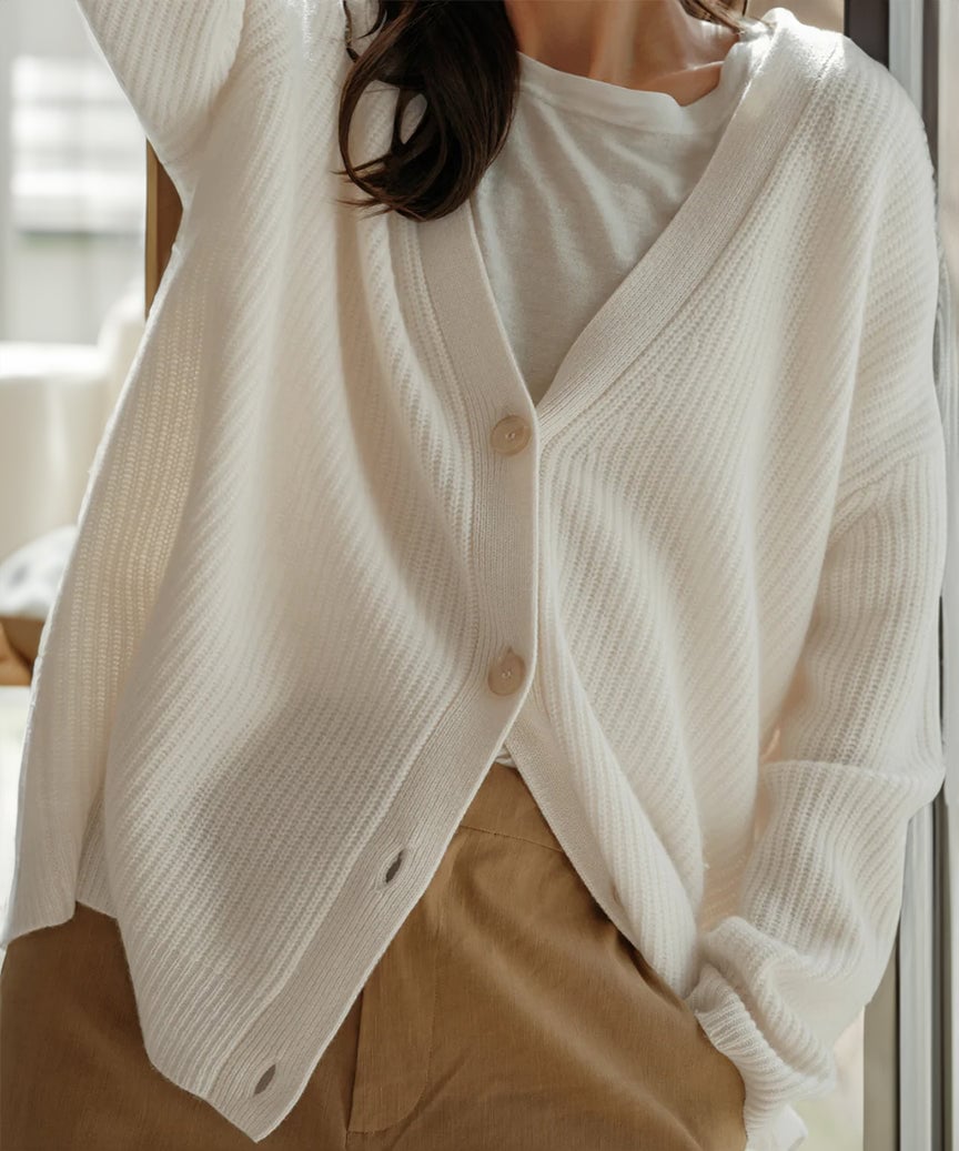 Fall-Winter Stylish Button Oversized Cocoon Cardigan