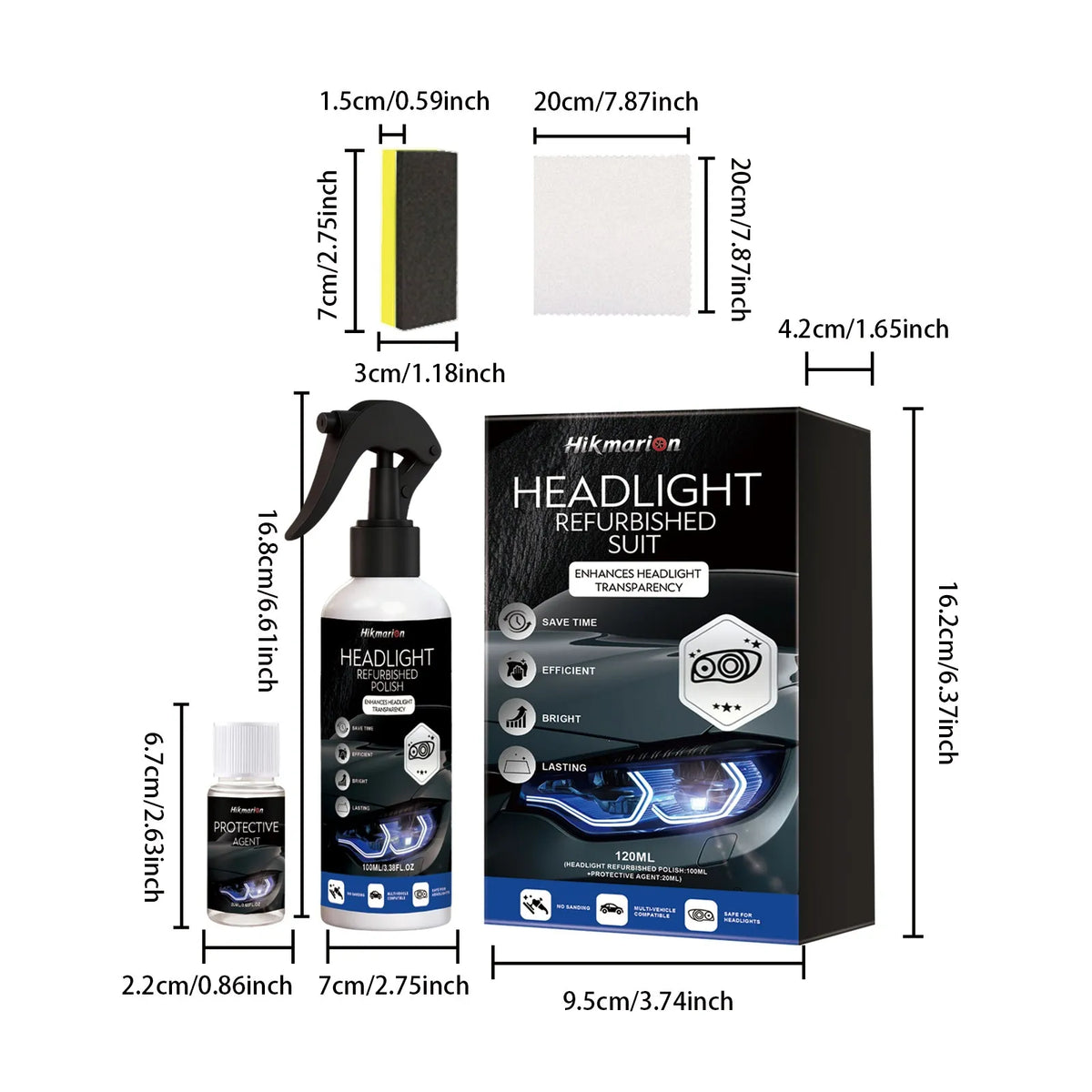 🚗 Automotive Headlamp Restoration Fluid