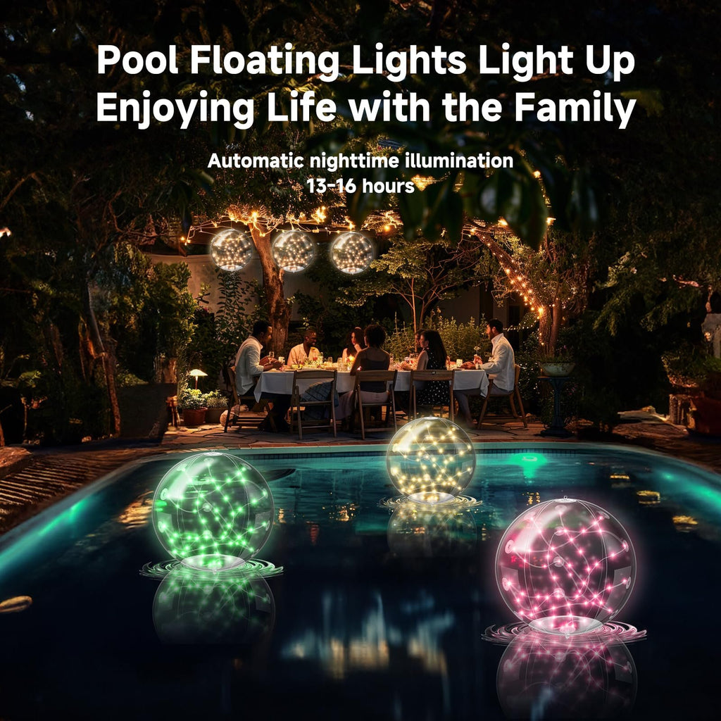Solar Floating Pool Lights