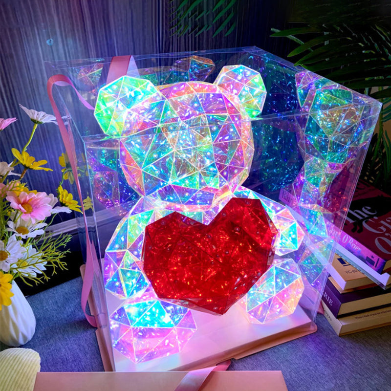 🎁 Colorful, bright bear