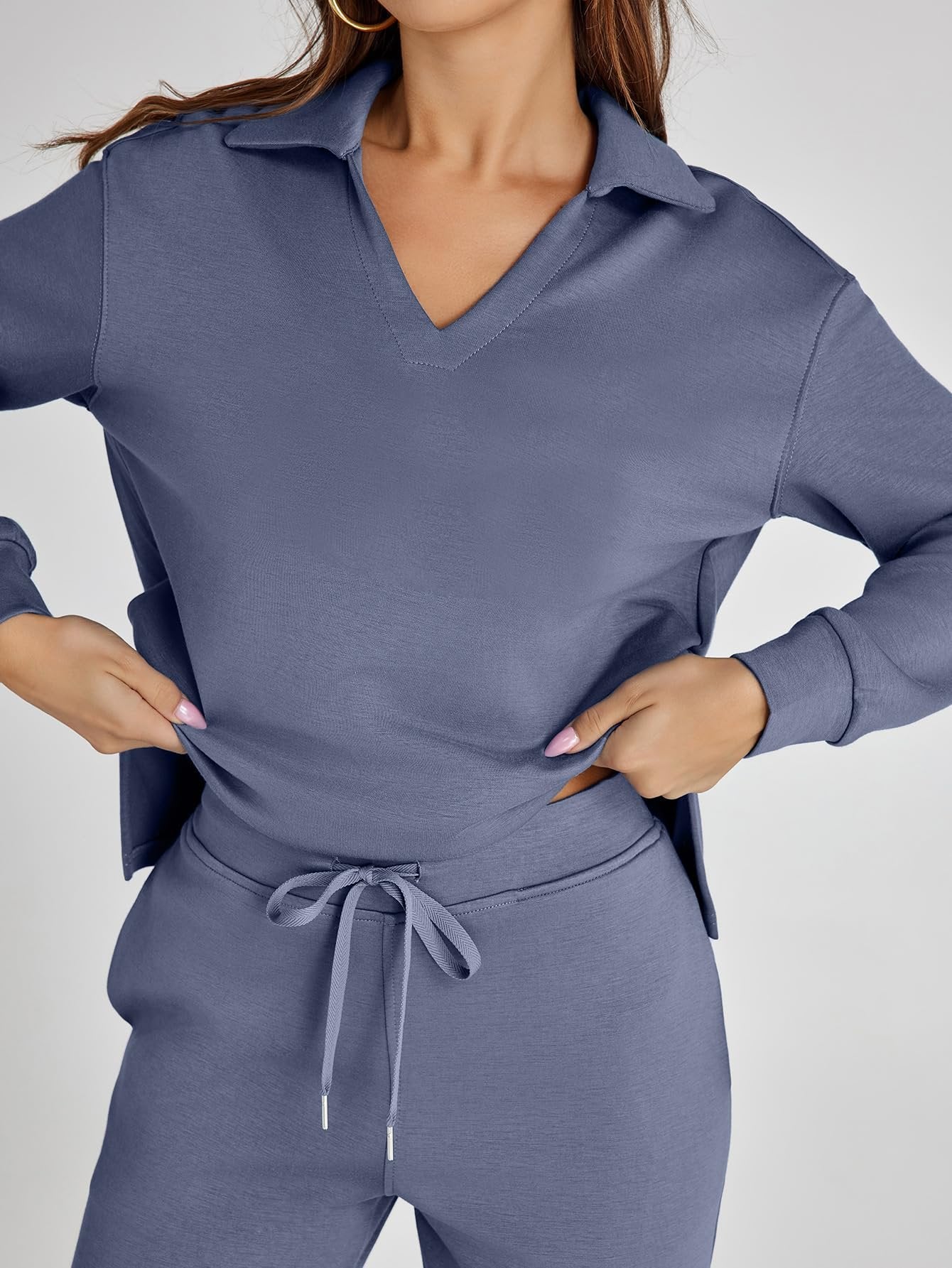 🔥Last Day Free Shipping-Women's 2 Piece Sets Outfits Casual Long Sleeve Sweatsuits Sets