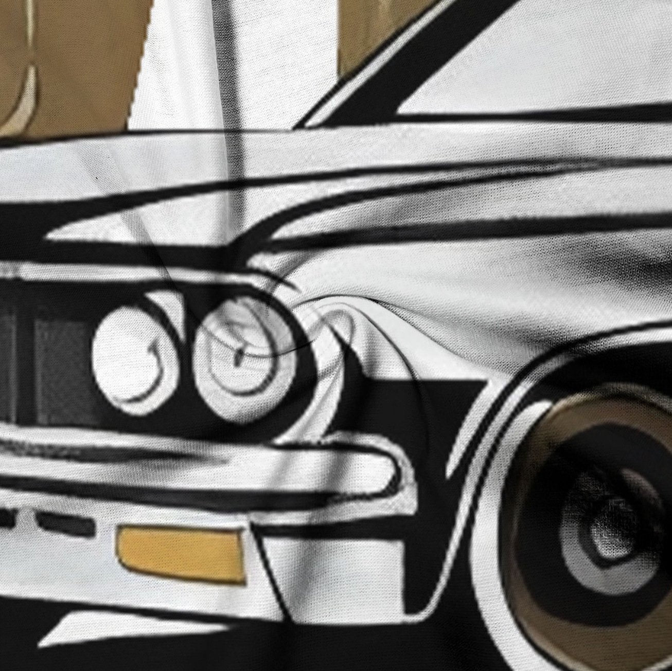 🔥3D retro car print casual short-sleeved shirt