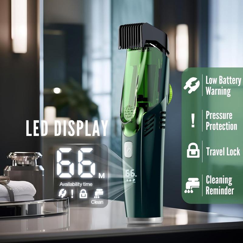 Vacuum Beard Shaver for Men