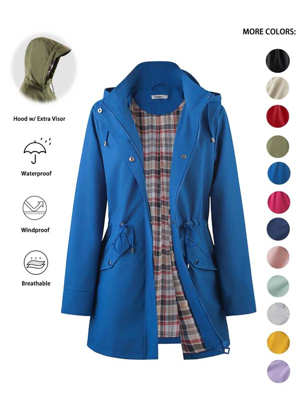 🔥Womens Chic. Lightweight. Waterproof Jacket🍃-Unleash Style and Durability in Any Storm!