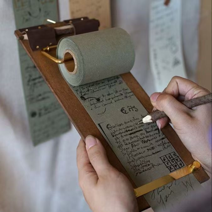 Vintage Clipboard Kraft Notebook