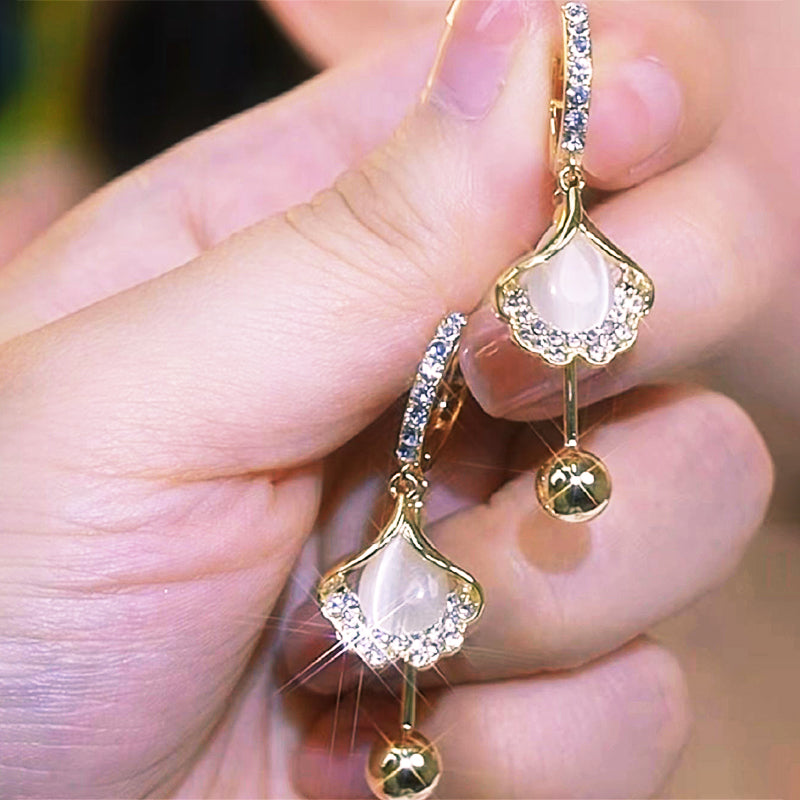 ⏳Time-limited Special💎Delicate Ginkgo Leaf Earrings for Women
