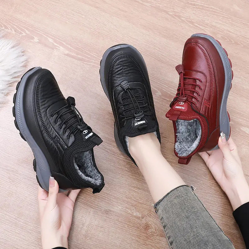 Chunky Casual Shoes for Women for Fall and Winter with Soft
