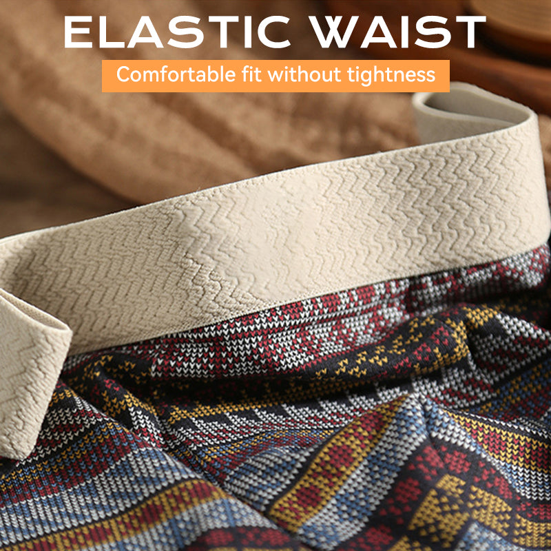 Men's Breathable Geometric Pattern Boxer Briefs(Buy 1 Get 2 Free)