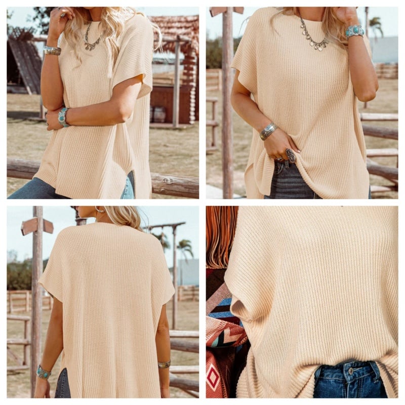 ✨Casual Loose Drop Shoulder Top