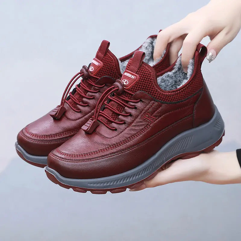 Chunky Casual Shoes for Women for Fall and Winter with Soft