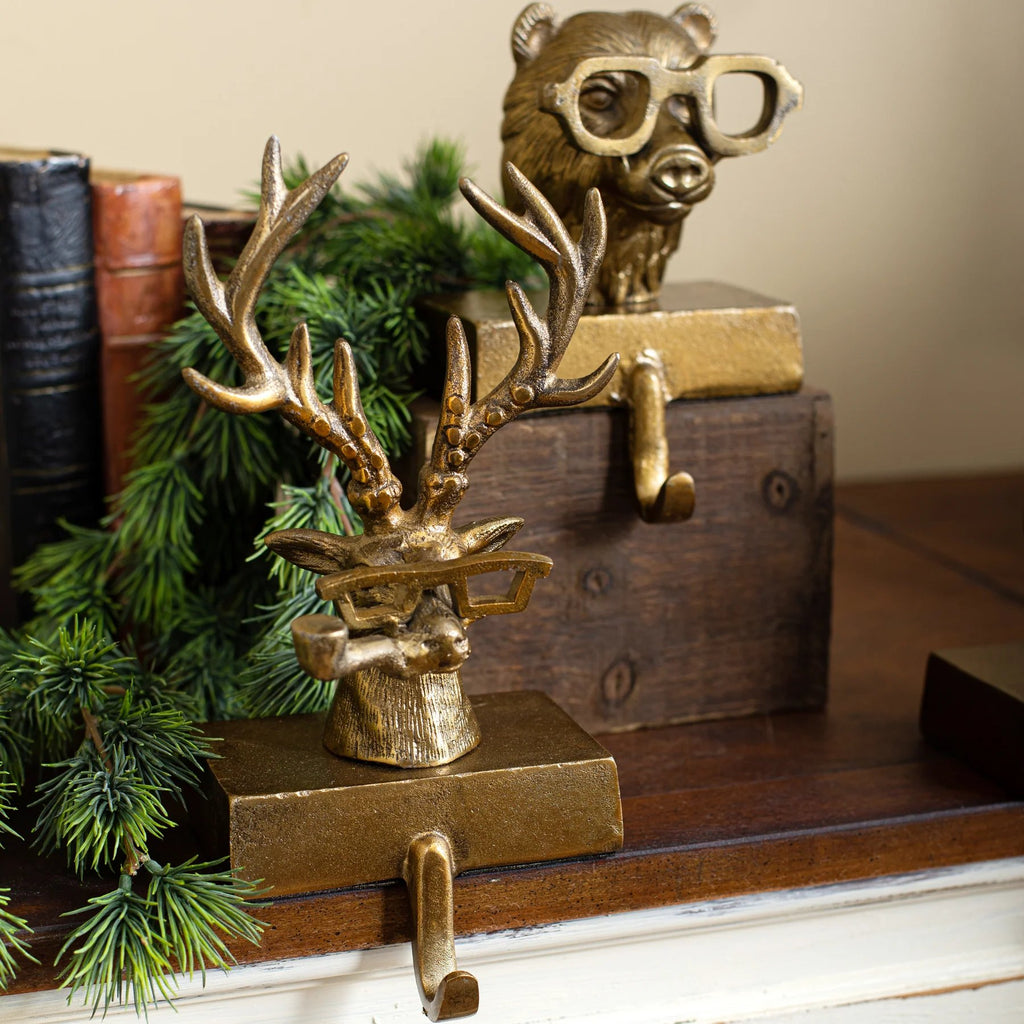 Eric + Eloise Metal Animal Stocking Holders