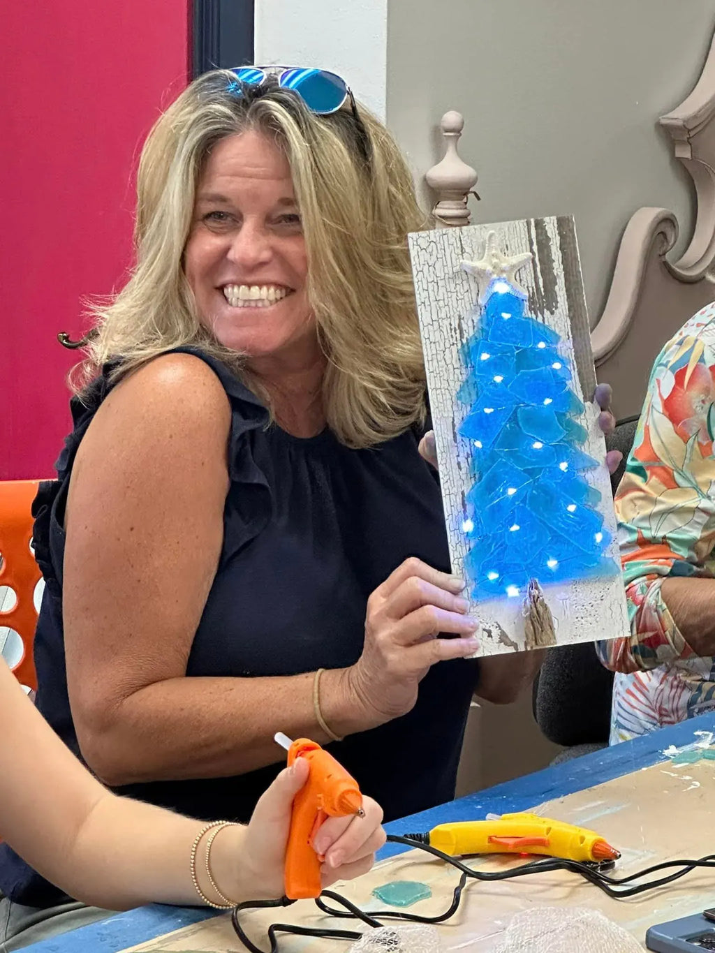 🌲🌲DIY Sea Glass Christmas Tree