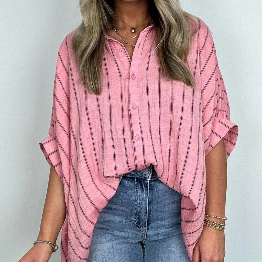 🌸Women's Casual Striped Shirt-Keep you comfortable all day long