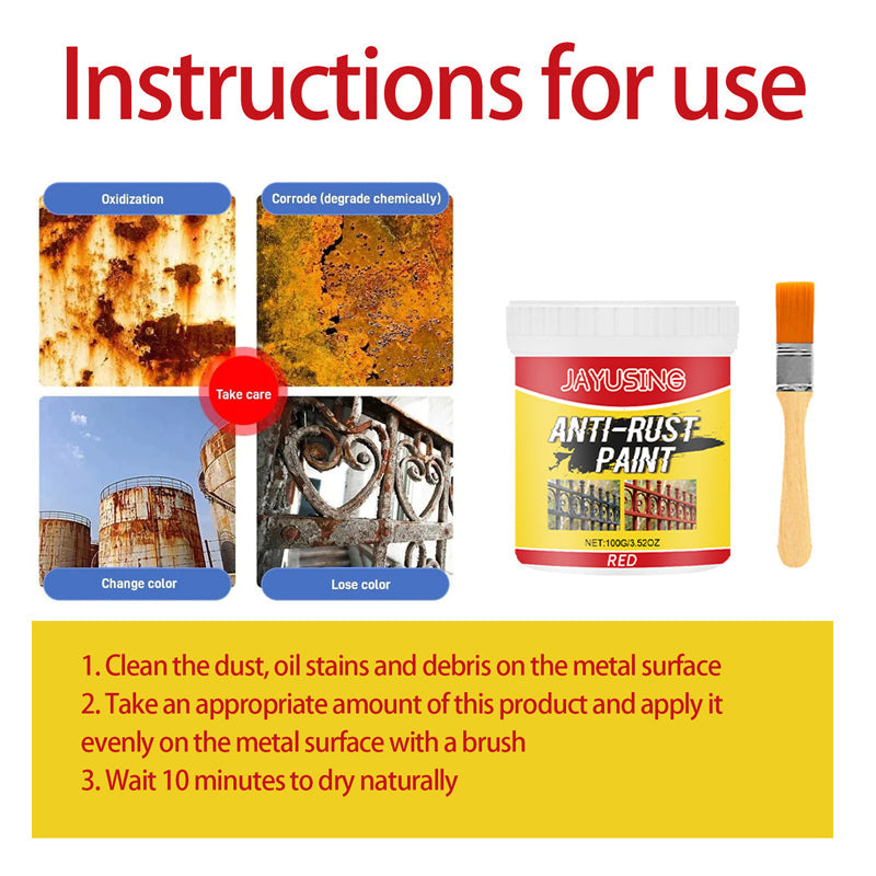 🏆Buy 3 Get 2 Free✨🔥Weatherproof Rust Converter Paint for Metal
