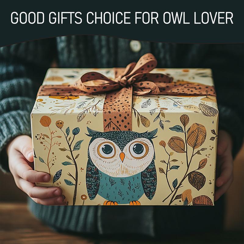 Solar-Powered Owl Statue on Chair✨ Cute LED Owl Figure