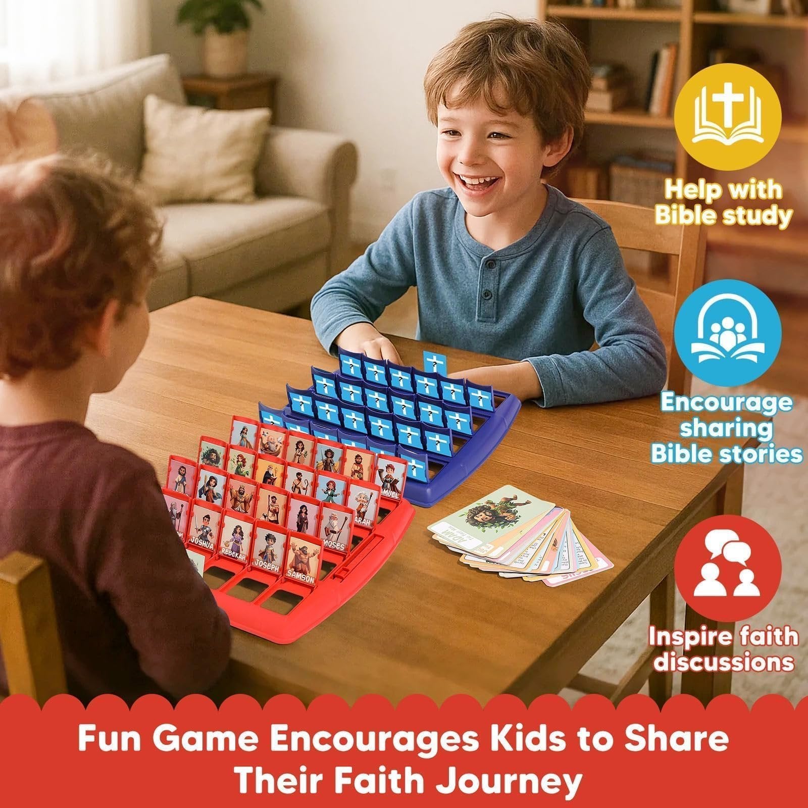 Guess Bible Who I Am Board Games for Kids