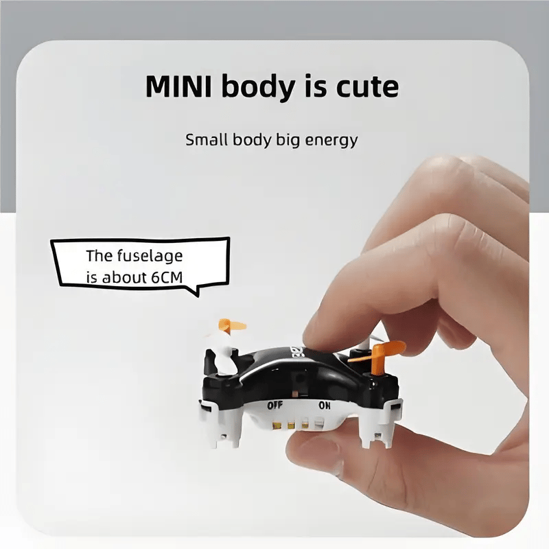 🎄All-Ages Mini Drone with Easy Stunt Flights & 360° Tricks - Perfect Beginner-Friendly Flyer!