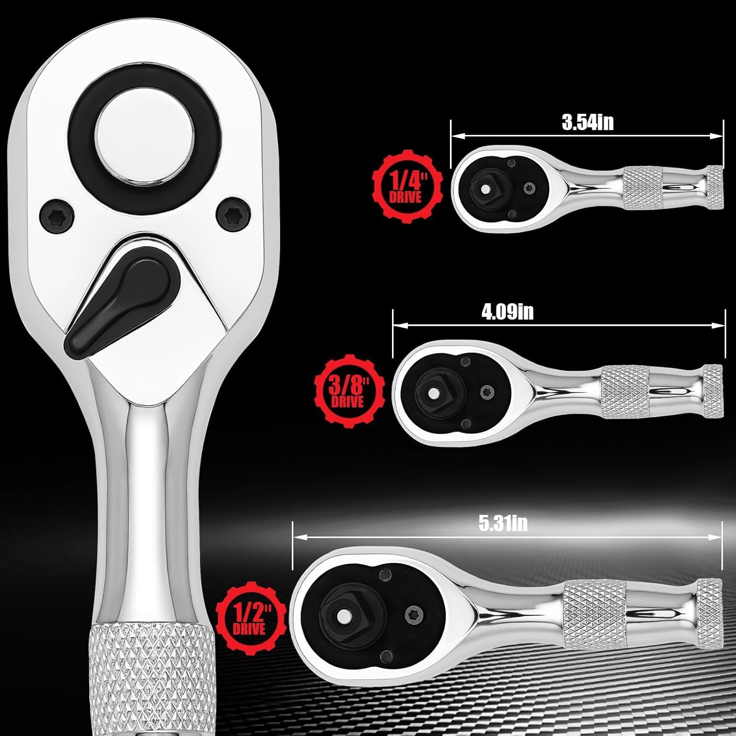 Exclusive Offer💥Premium 3-Piece Ratchet Wrench Set🔧⚙️
