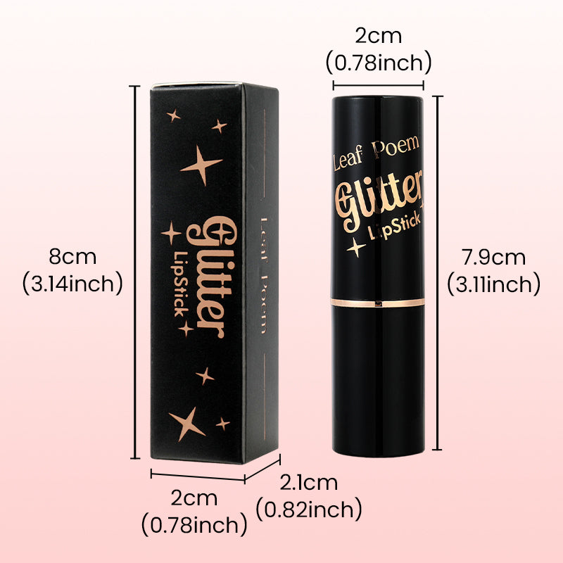 💋Waterproof & Moisturizing Glitter Lipstick