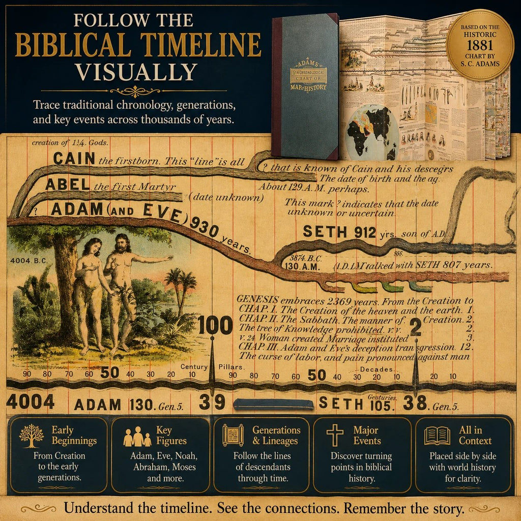 🔥HOT SALE🔥  📜Adams SynChronological Chart of History