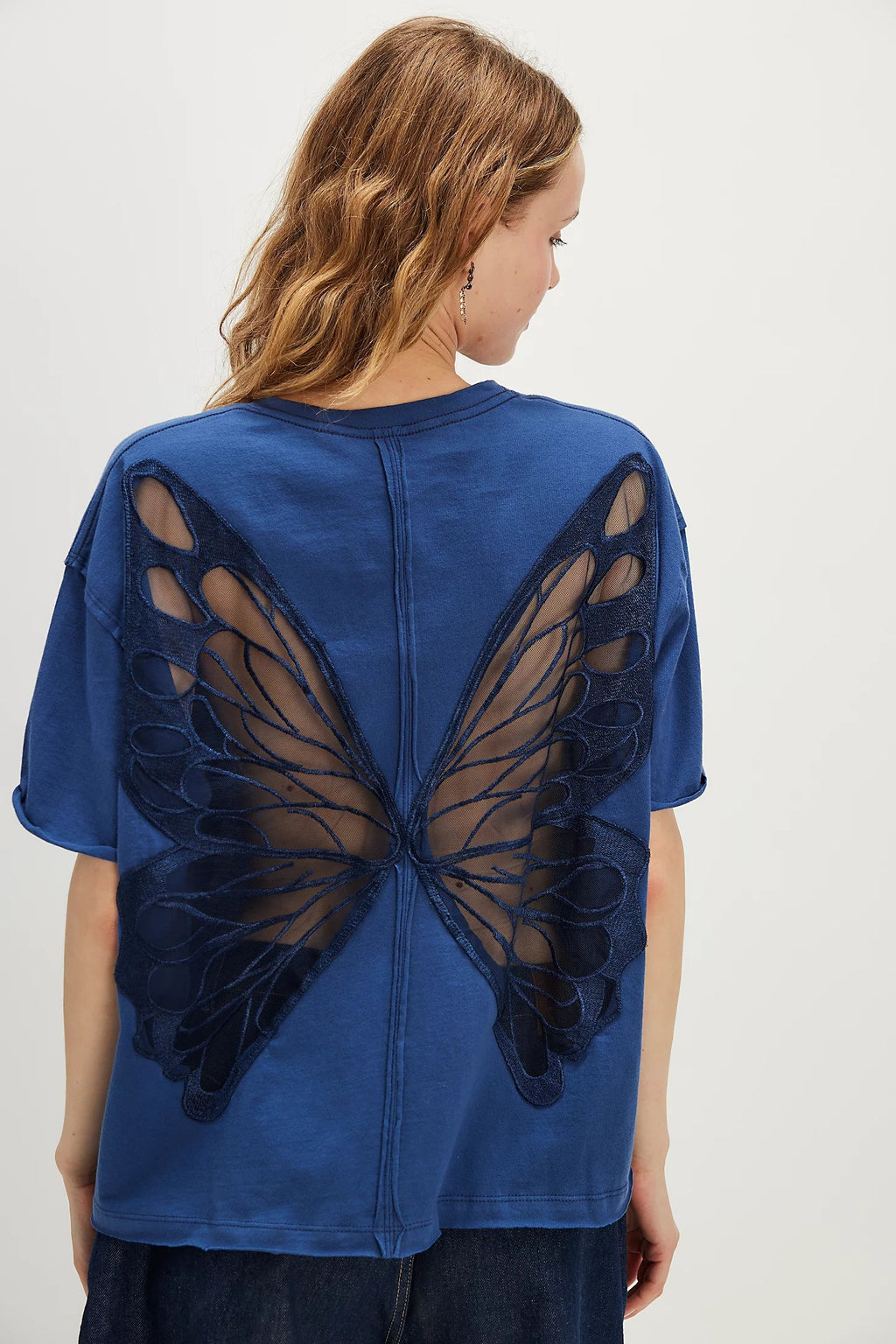 Butterfly Backless Shirt