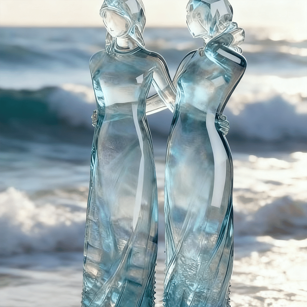 💖🔥Sisters by My Side, Celebrates Friendships Three Sisters Sculpture