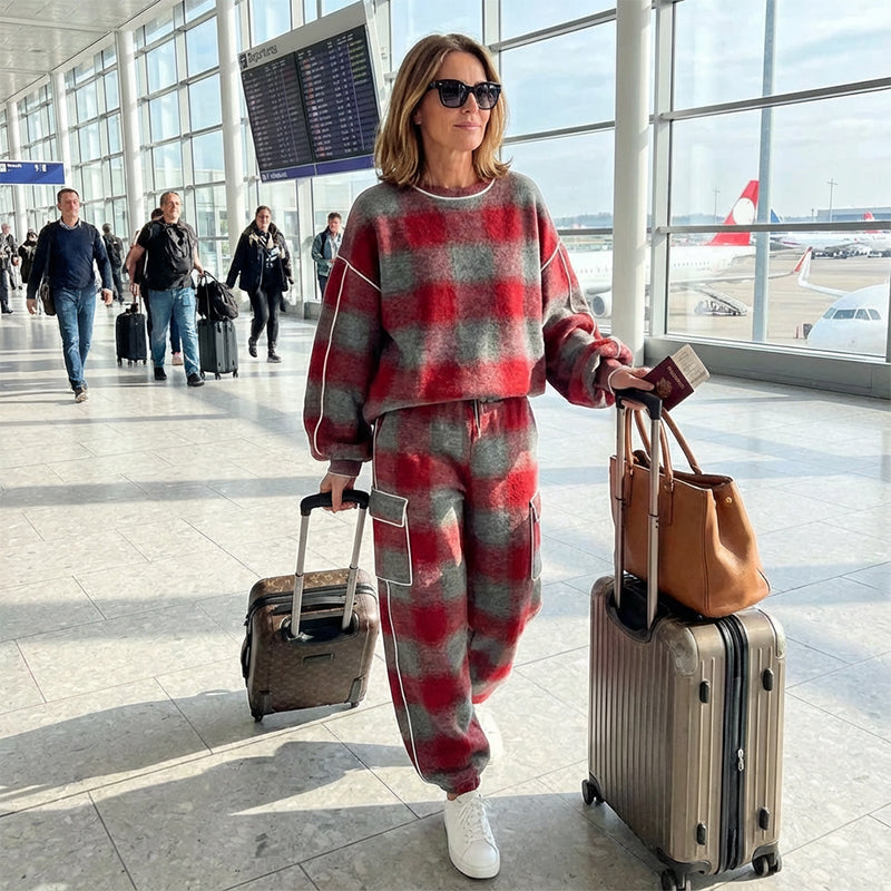 Modern Comfort Striped 2-Piece Set🔥