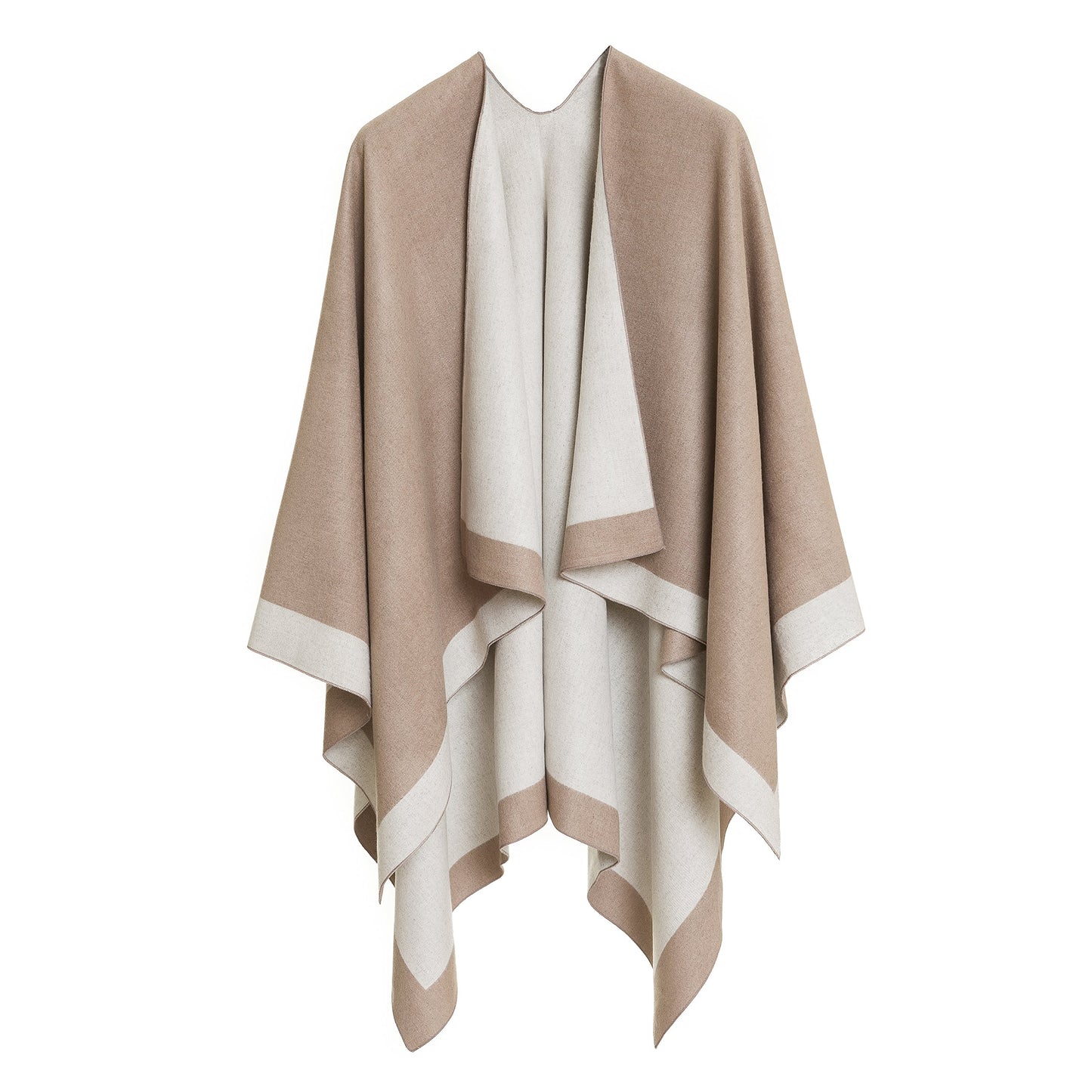 Women's Shawl Wrap Poncho Ruana Cape Cardigan Sweater Open Front