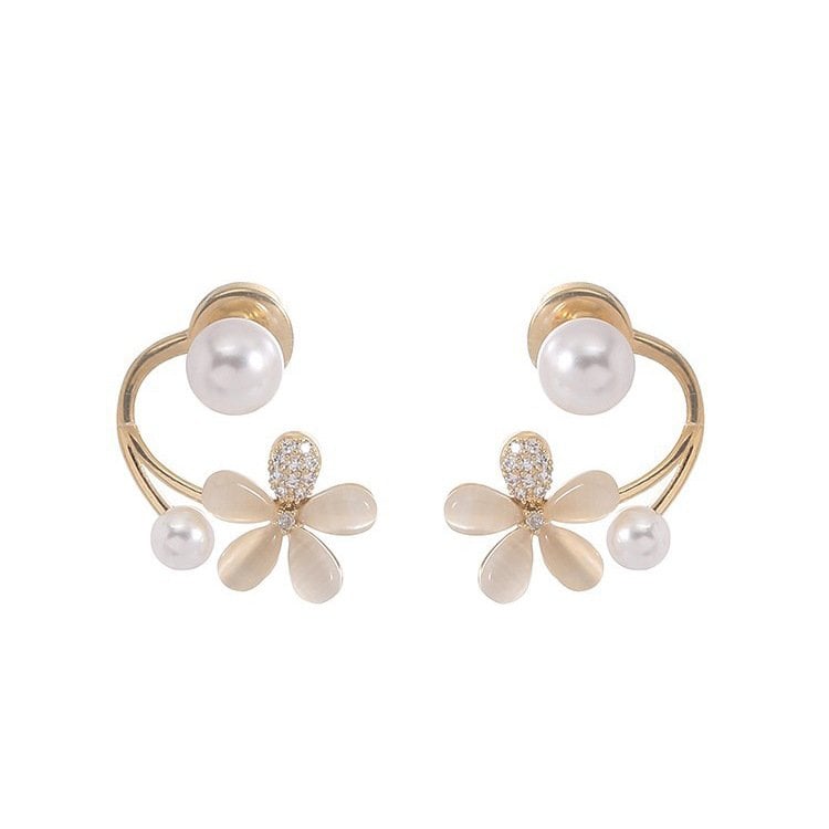 (🌸New Spring)Elegant Flower Stud Earrings