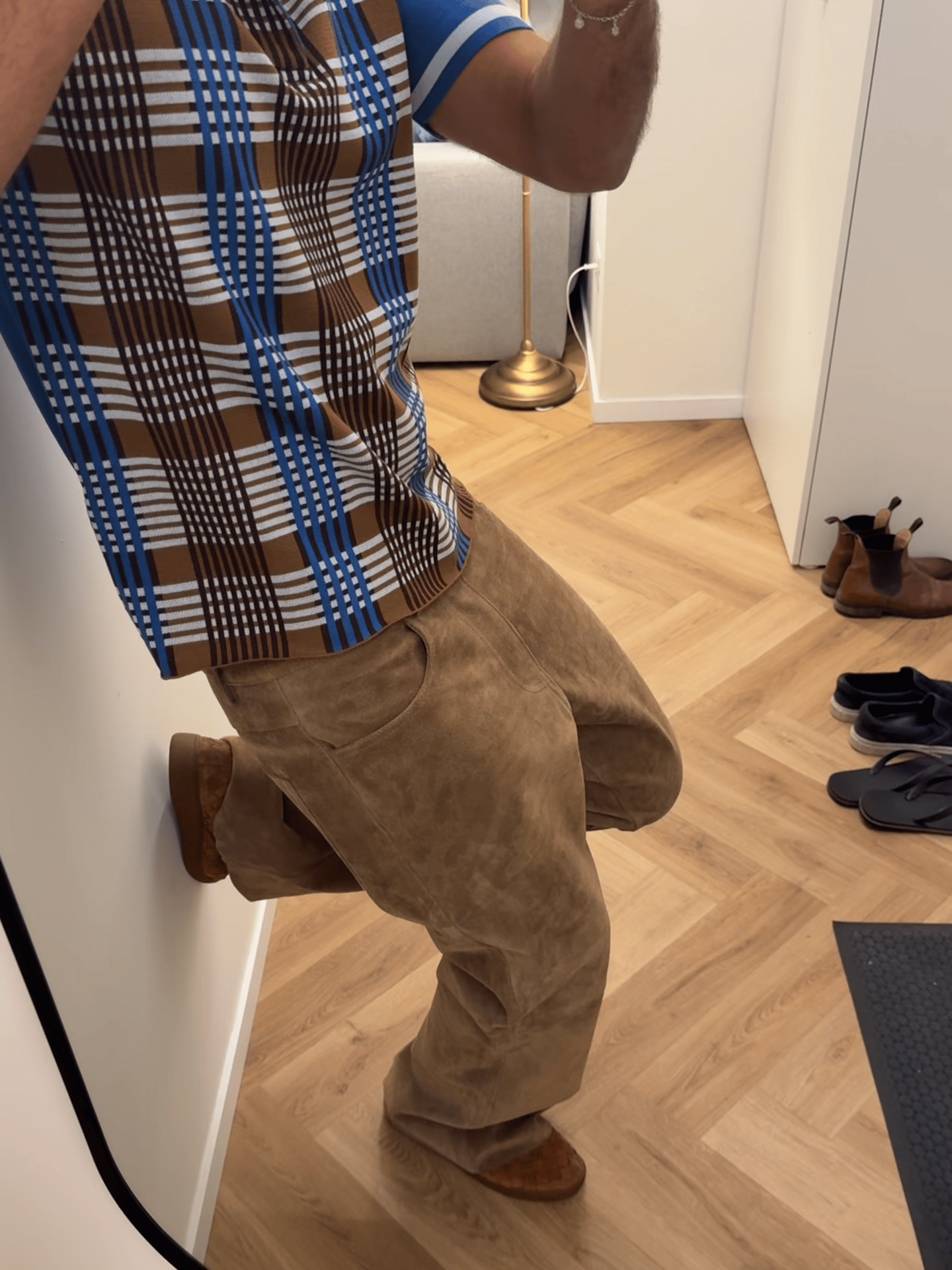 SUEDE PANTS