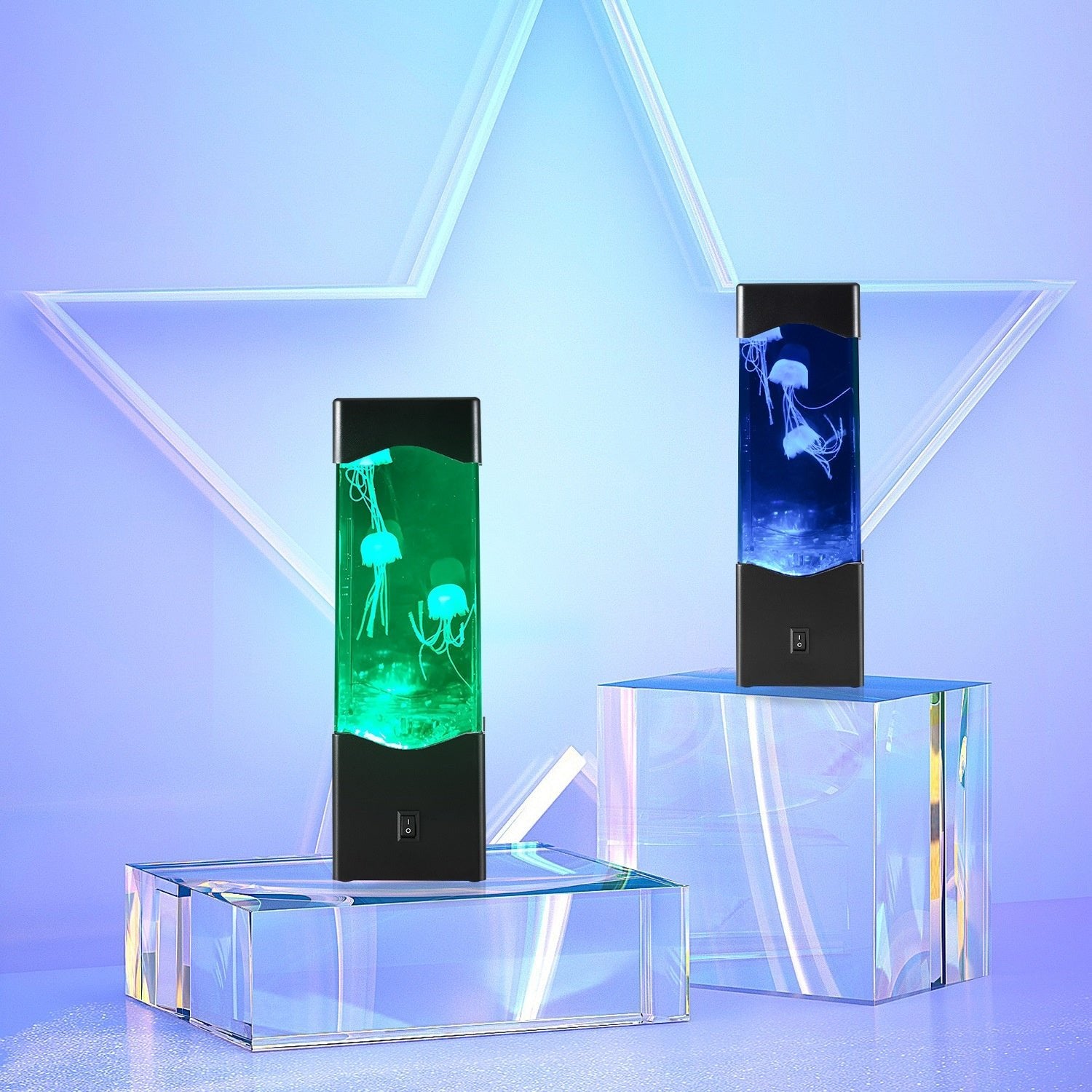🔥✨-Multicolor Jellyfish Lava Lamp