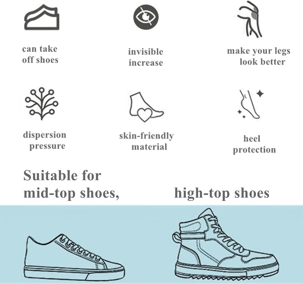 Invisible Height Increasing Insoles