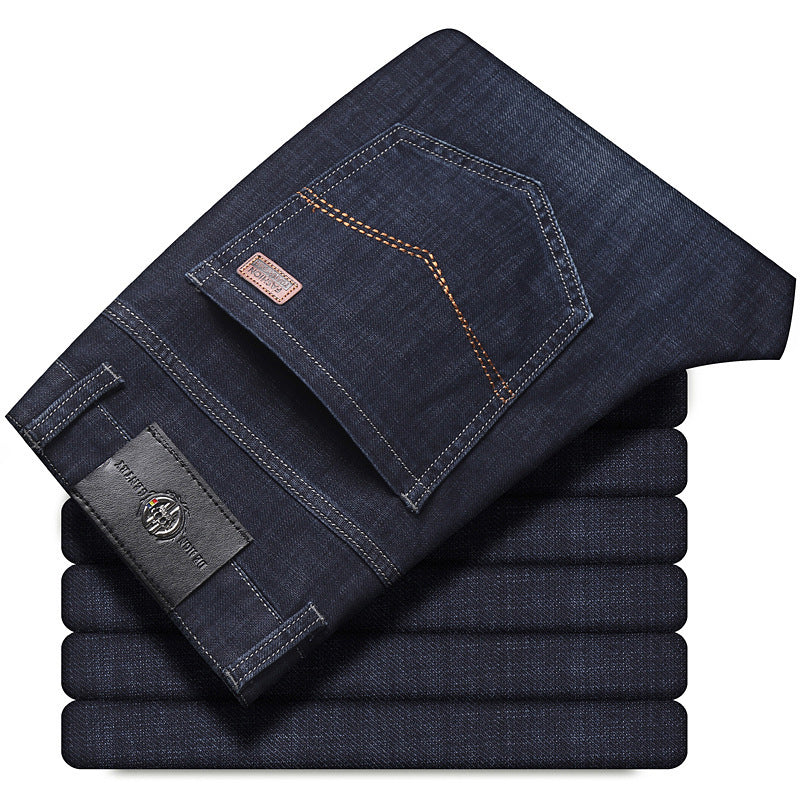 Men's Stretch Straight-Fit Jeans