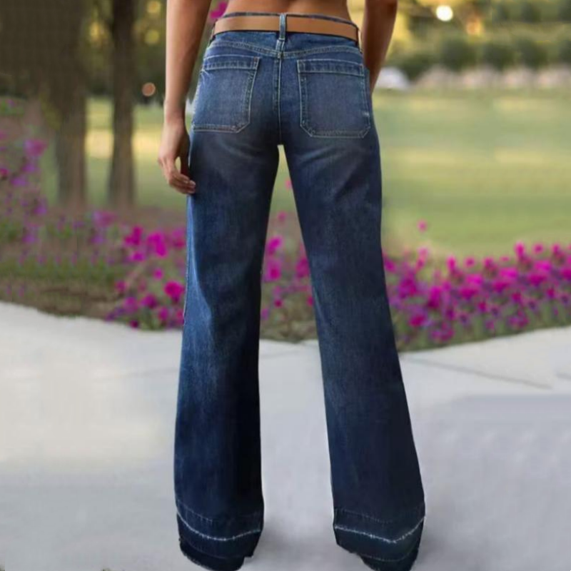 📢📢⏰Women's Retro Flare Jeans with Pockets