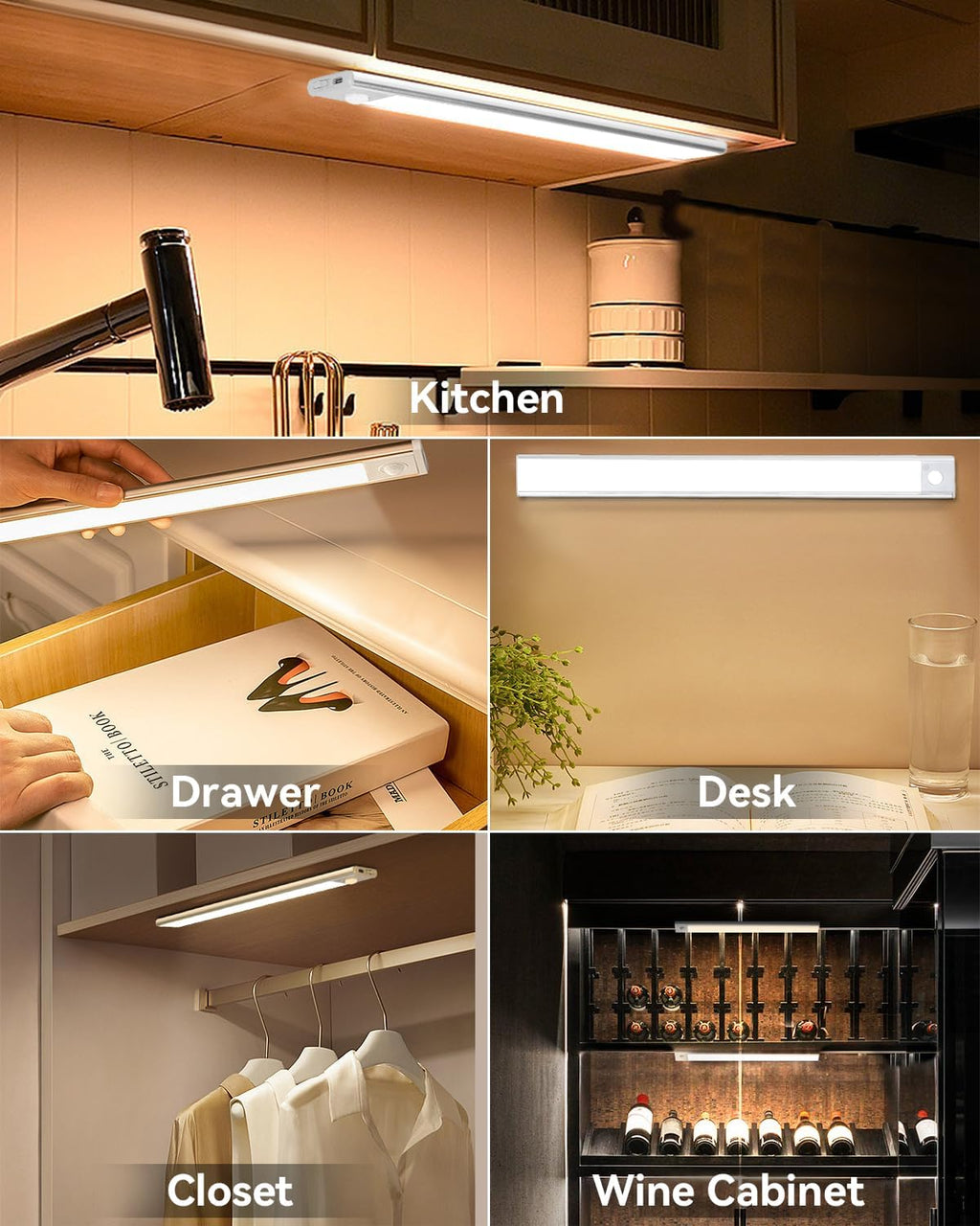 🔥Magnetic Self-Adhesive Smart Sensor LED Light Strip – lionclay